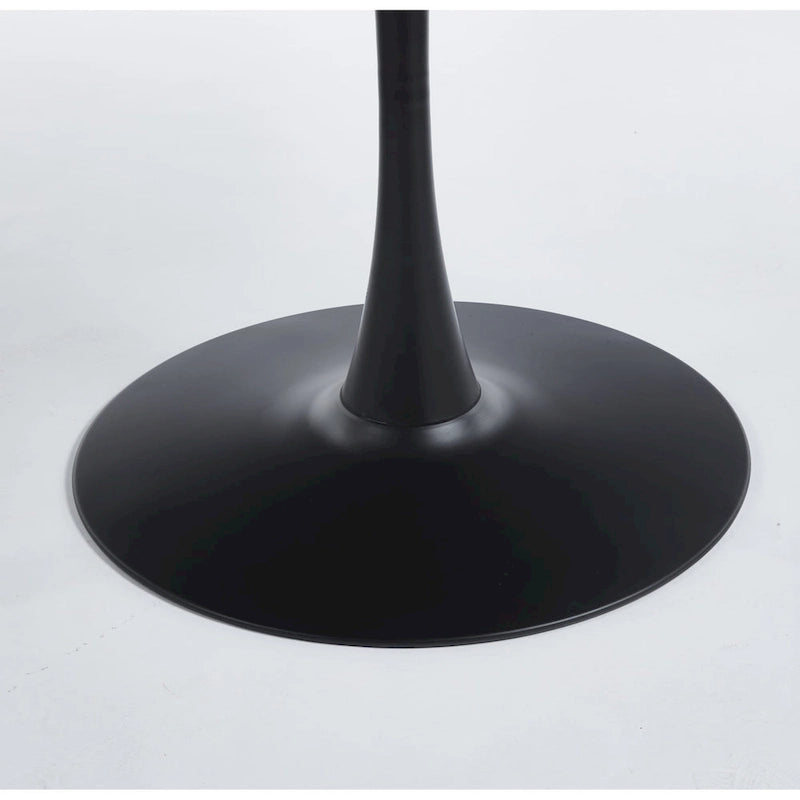 Table moderne avec plateau en MDF et pieds en métal pour les cuisines de petits espaces, utilisation multifonctionnelle et salon