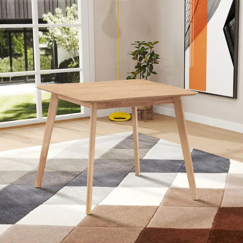 Table moderne avec plateau en MDF et pieds en métal pour les cuisines de petits espaces, utilisation multifonctionnelle et salon