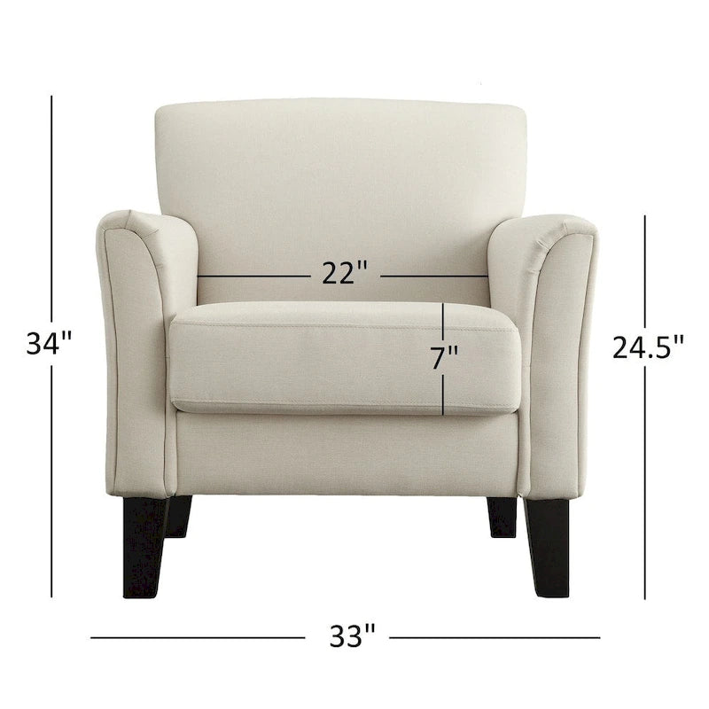 Fauteuil d'appoint moderne