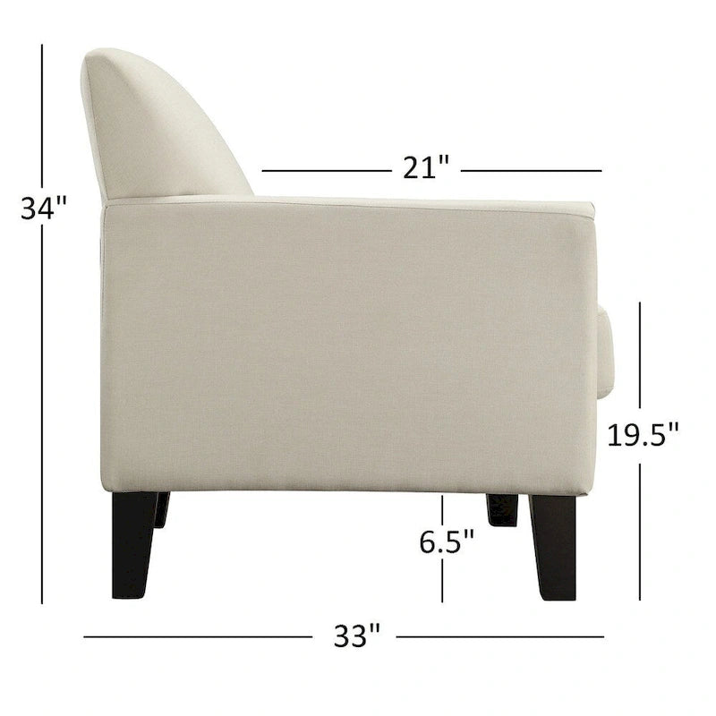 Fauteuil d'appoint moderne