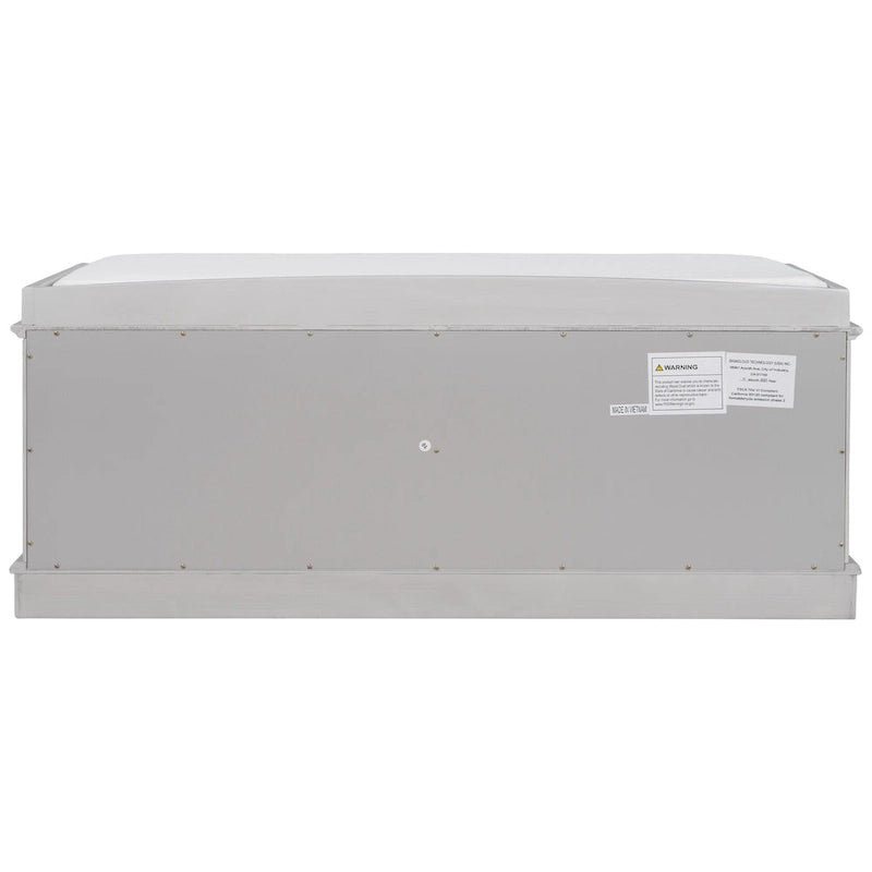 Banc de rangement avec 4 portes et étagères réglables