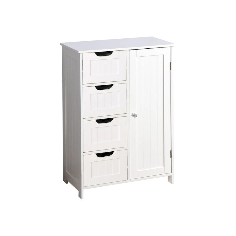 Meuble bas avec étagère réglable et tiroirs