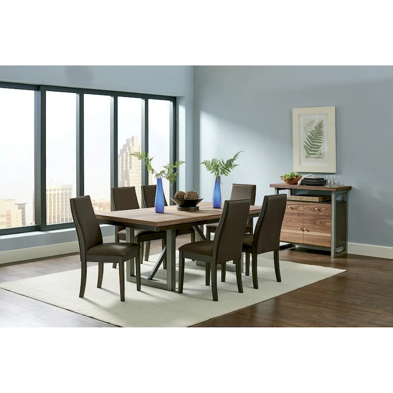 Chaises de salle à manger rembourrées à dossier plein (lot de 6)