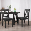 Chaises de salle à manger rembourrées en bois de ferme (lot de 2) par - 20.00 L x 22.75 l x 39.00 H