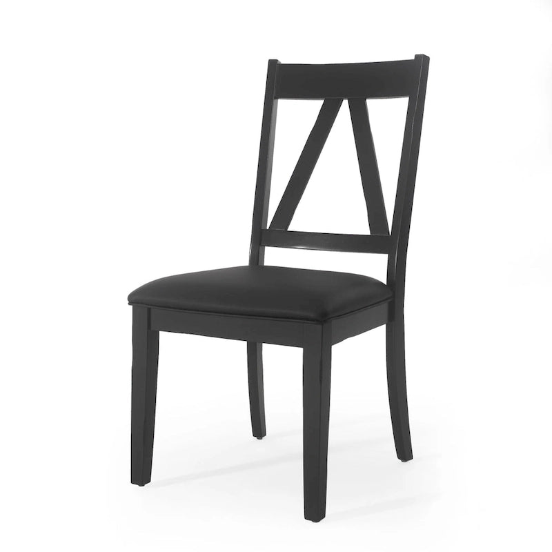 Chaises de salle à manger rembourrées en bois de ferme (lot de 2) par - 20.00 L x 22.75 l x 39.00 H