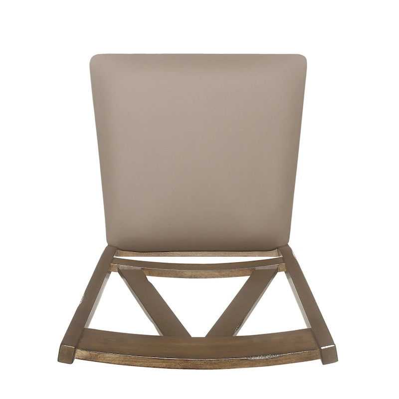 Chaises de salle à manger rembourrées en bois de ferme (lot de 2) par - 20.00 L x 22.75 l x 39.00 H