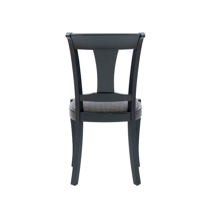 Chaise de salle à manger en bois massif (lot de 2)