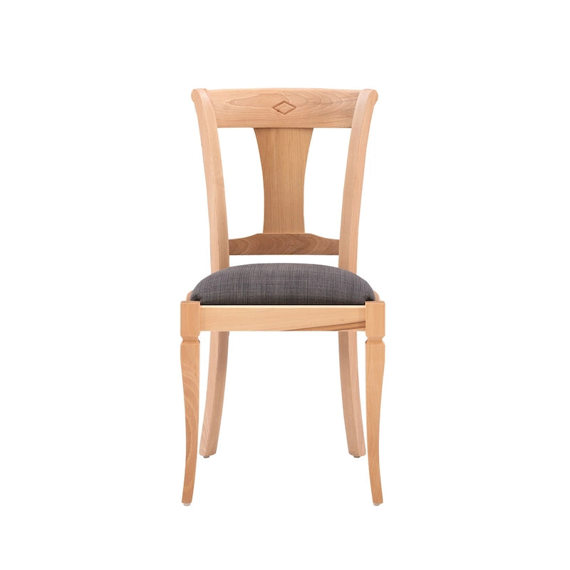 Chaise de salle à manger en bois massif (lot de 2)
