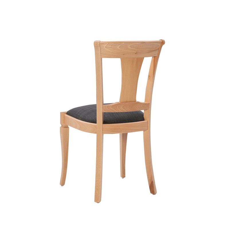 Chaise de salle à manger en bois massif (lot de 2)