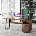Bureau informatique avec tiroirs