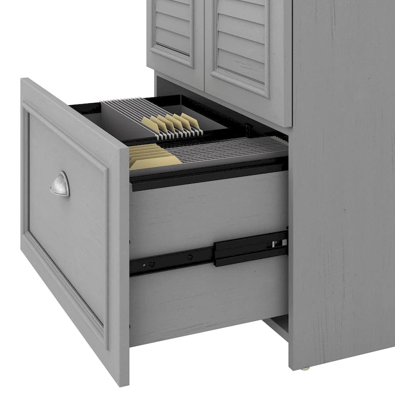 Bureau d'angle et meuble de rangement 60 W par