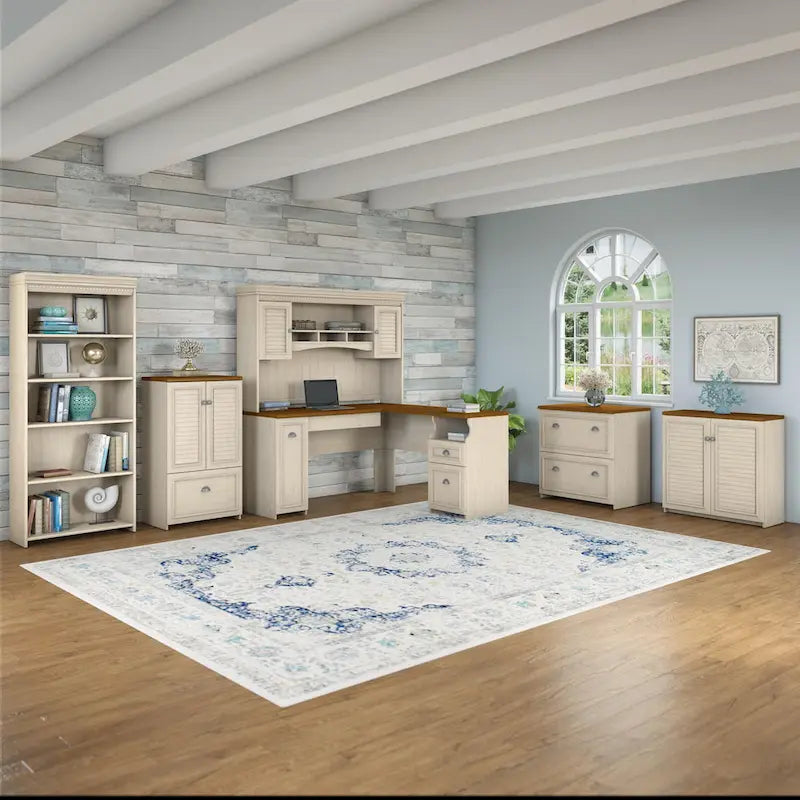Bureau d'angle et meuble de rangement 60 W par