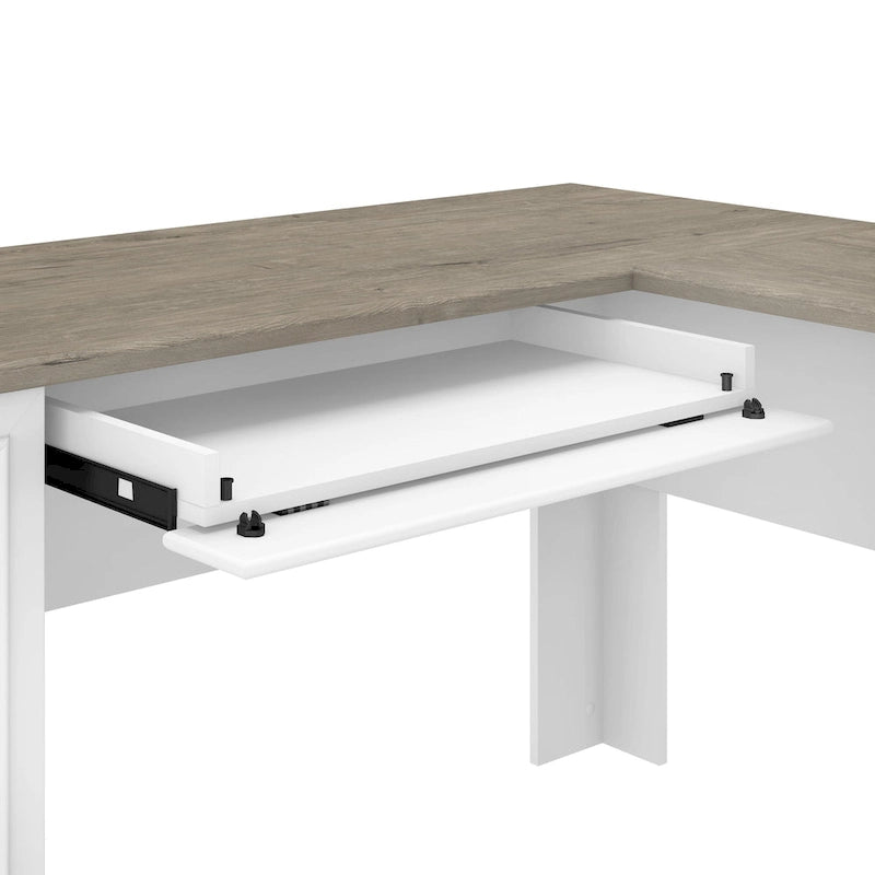 Bureau d'angle et meuble de rangement 60 W par