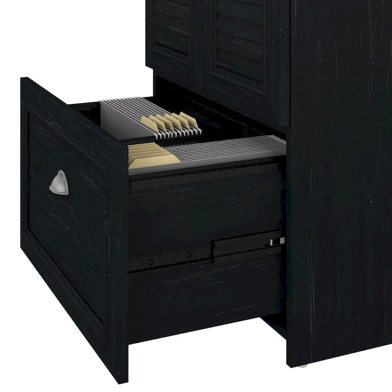 Bureau d'angle et meuble de rangement 60 W par