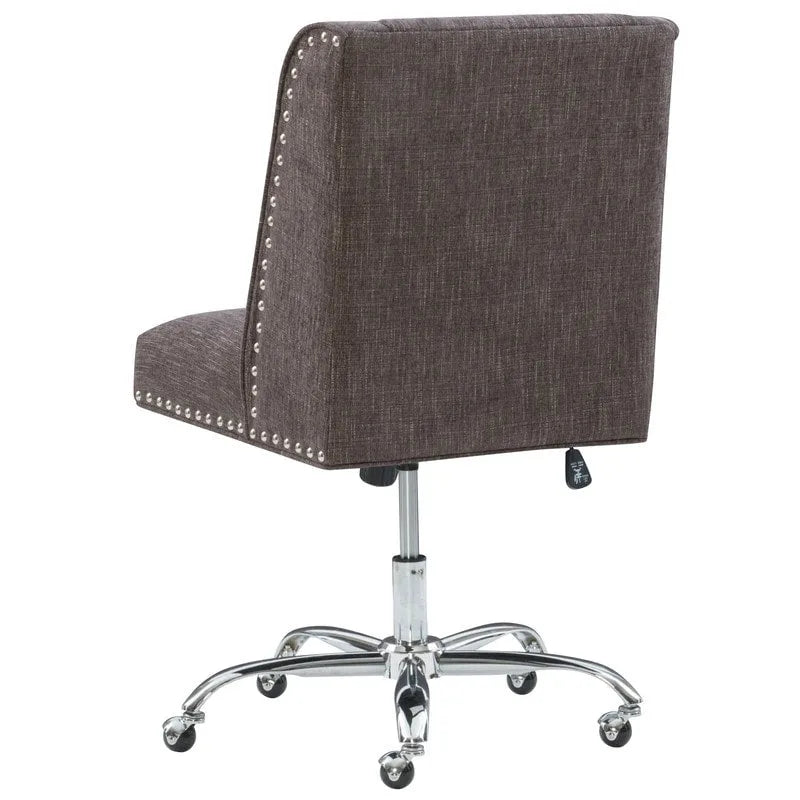 Chaise de bureau pivotante anthracite