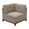 Fabric Corner Wedge with Tufted Back Pillow, Gray