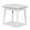 Wood Vanity Desk with Flip-top Makeup Mirror & Stool Dressing Table