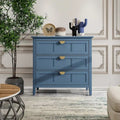 Meuble à 3 tiroirs, Mobilier américain, Convient pour chambre, salon, bureau